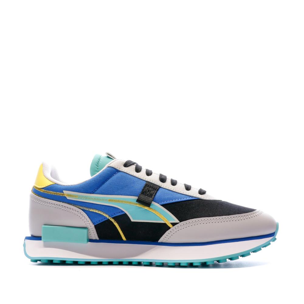 Baskets Noir/Bleu Mixte Puma Future Rider Twofold vue 2
