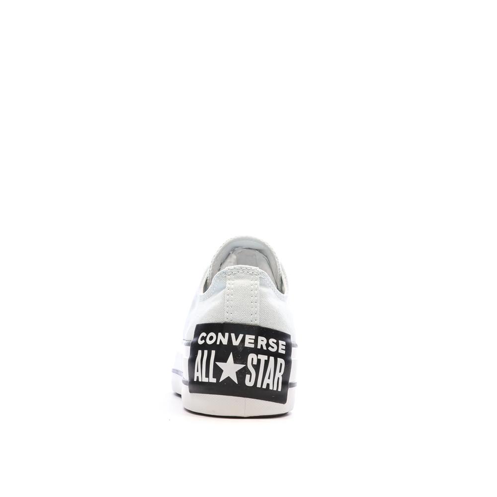 Baskets Vert D'Eau Femme Converse Platform vue 3