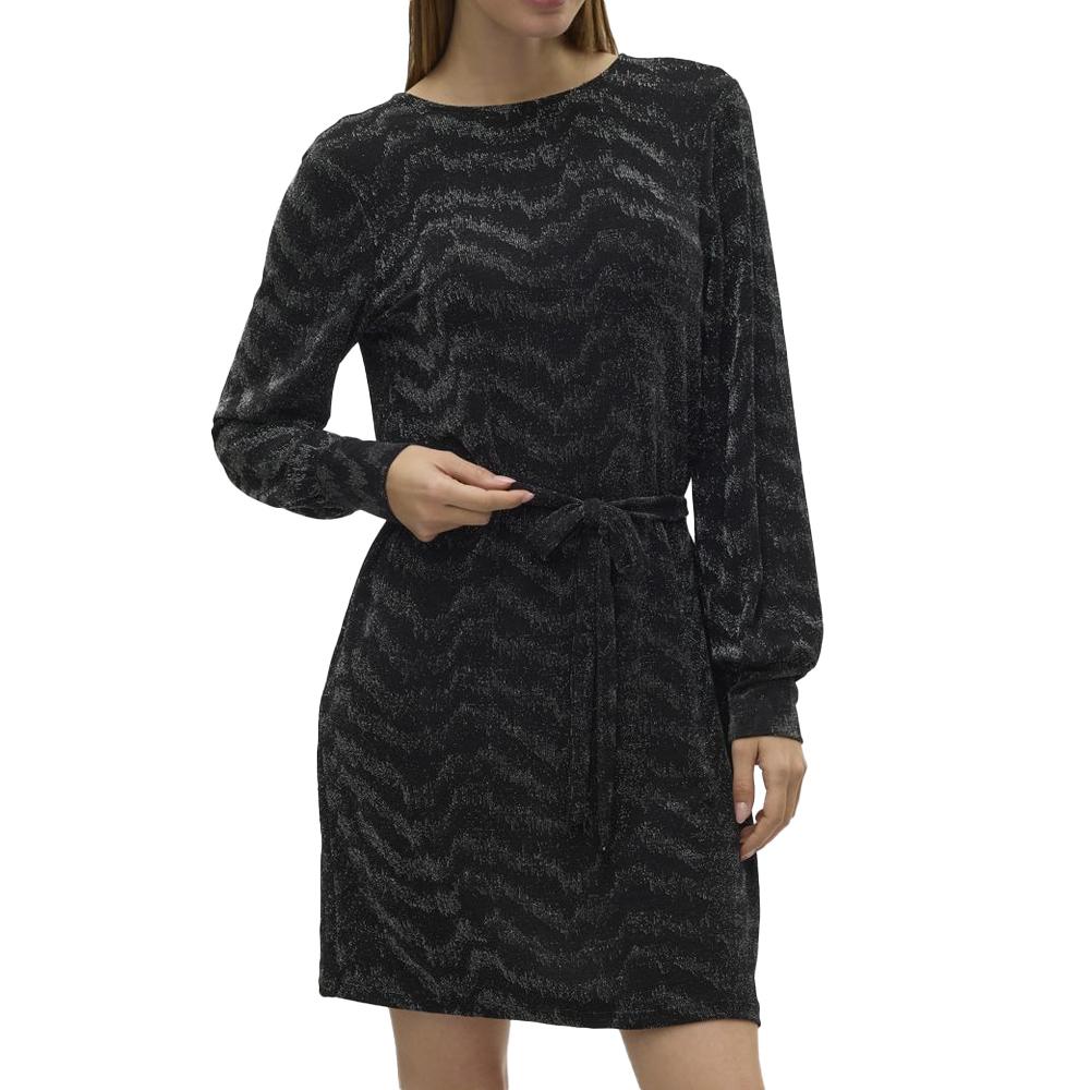 Robe Noir/Argent Femme Vero Moda Lucy pas cher