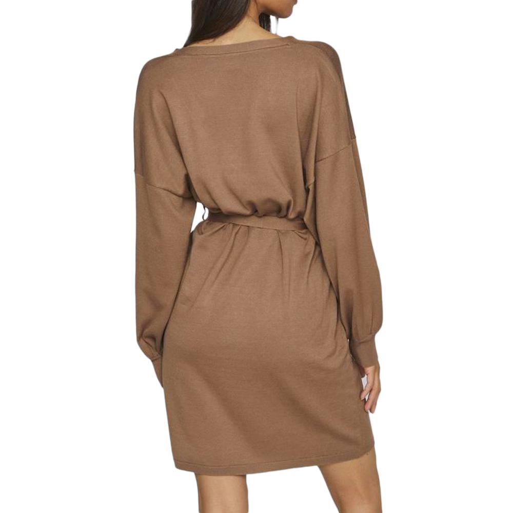 Robe Marron Femme Vila Tracy vue 2