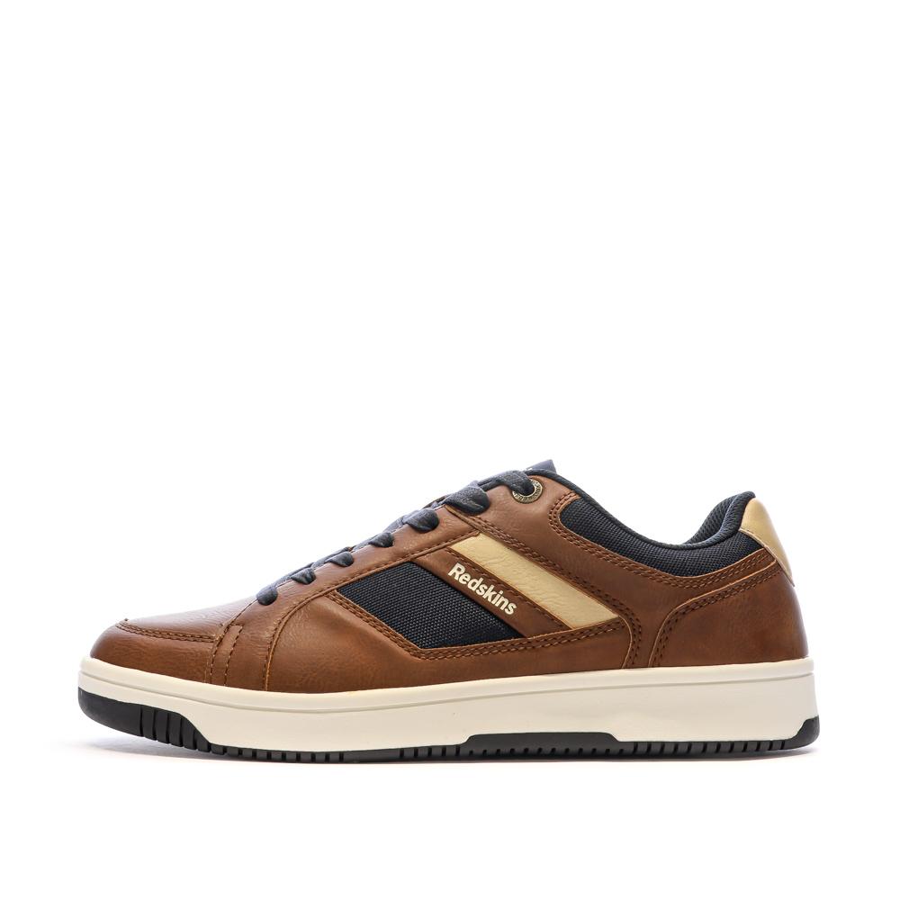 Baskets Marrons Homme Redskins Gandhi pas cher