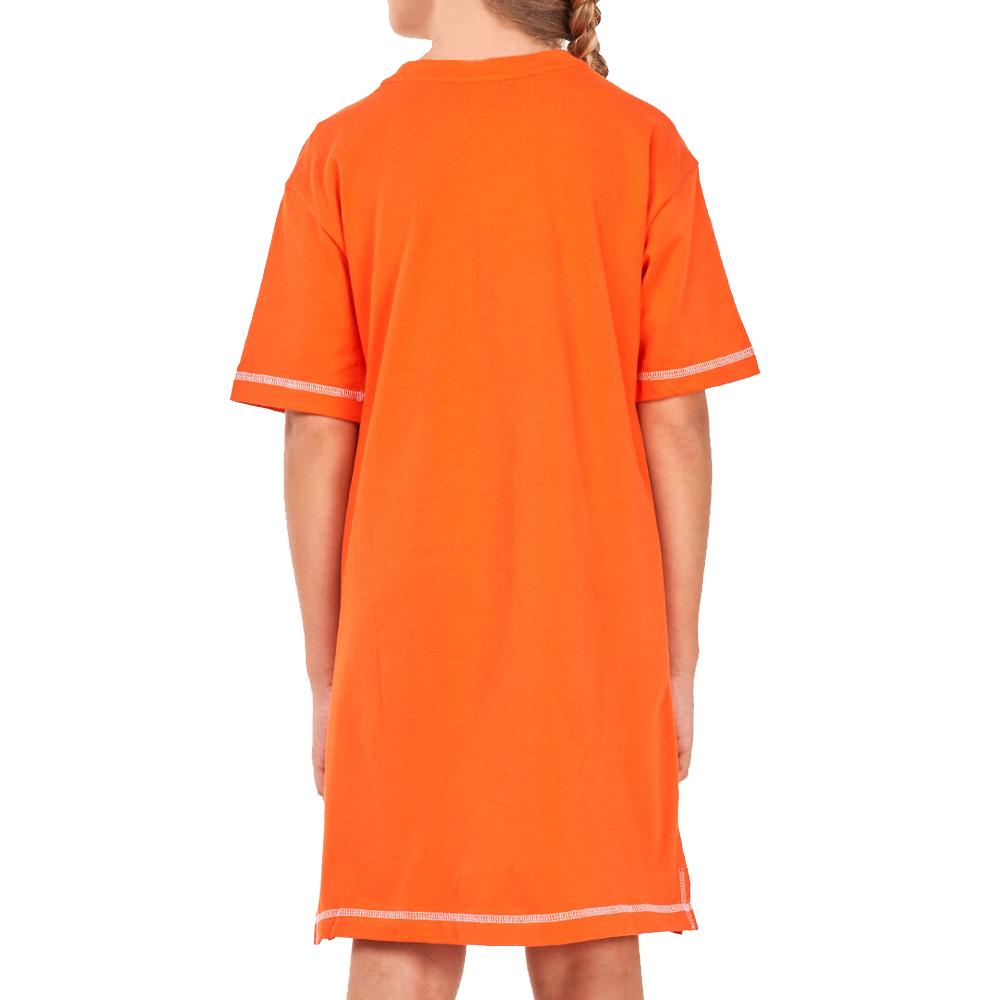 Robe Orange Fille Nike Dress vue 2