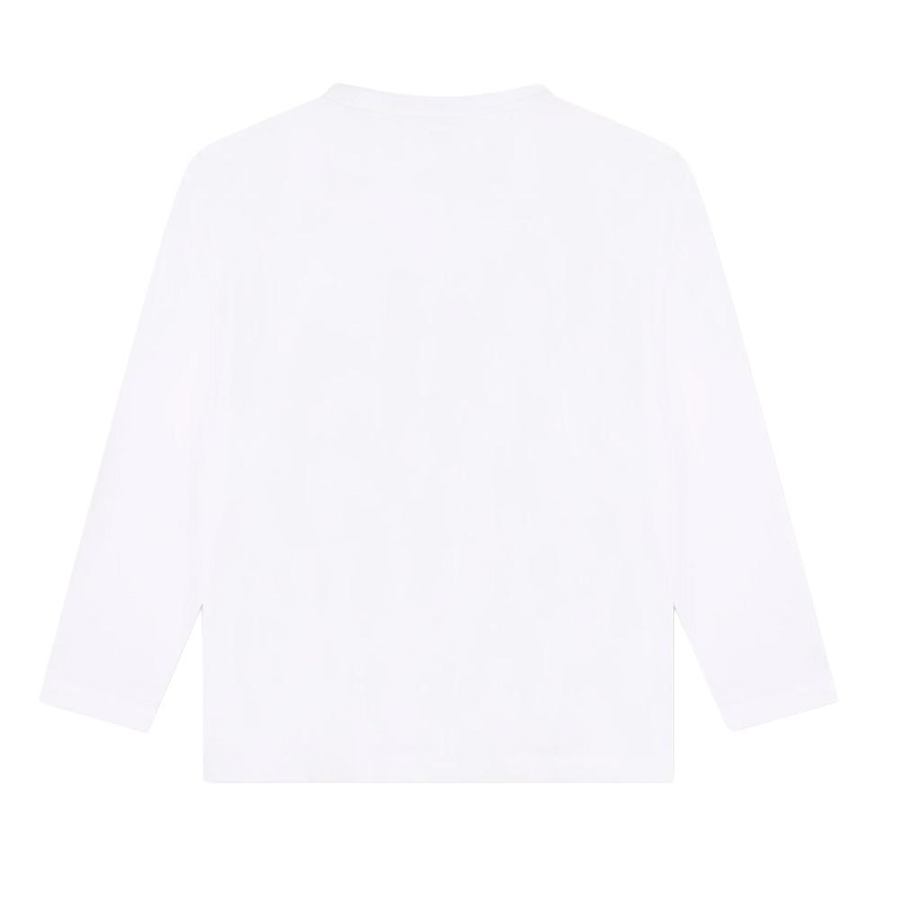 Timberland White Long-Sleeved T-Shirt for Teenagers T60293 Photo of the Espace des Marques %store% store - view of %key%