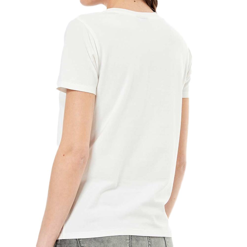 T-shirt Blanc Femme Kaporal Love vue 2