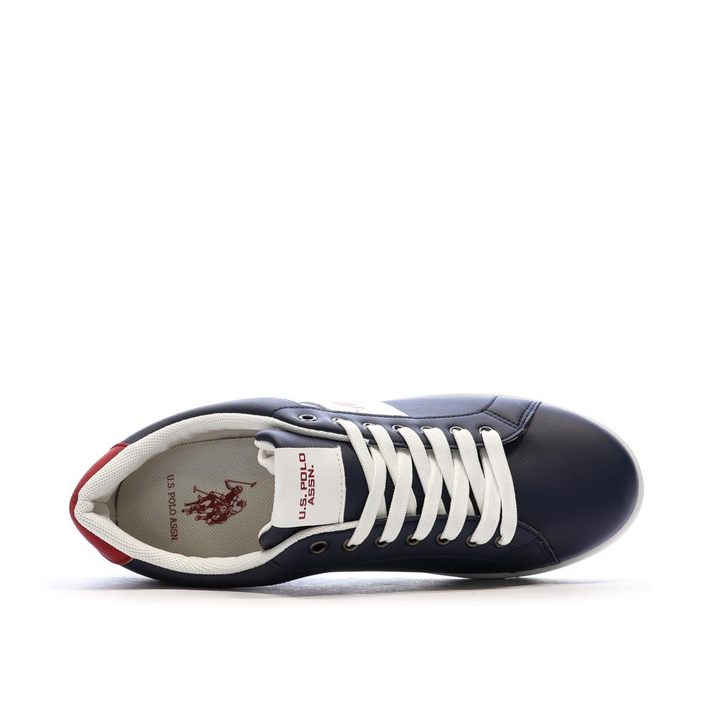 Baskets Marine/Blanc/Rouge Homme US Polo ASSN High-top vue 4