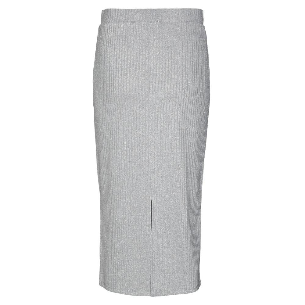 Jupe Gris Clair Femme Vero Moda Cora Calf vue 2