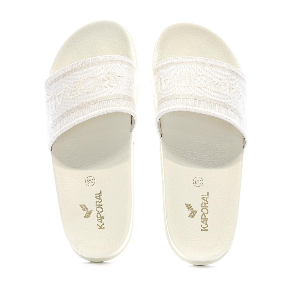 Claquettes Beige Femme Kaporal Tapioca vue 3