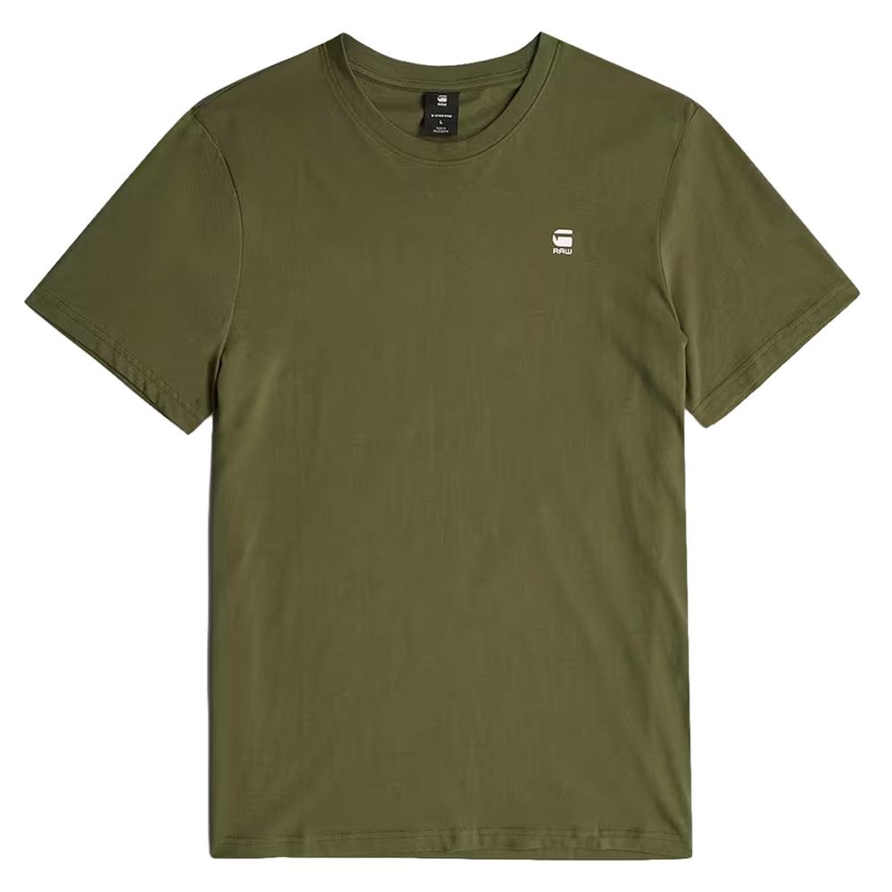 T-shirt Vert Foncé Homme G-Star Raw D25949 DGR vue 2