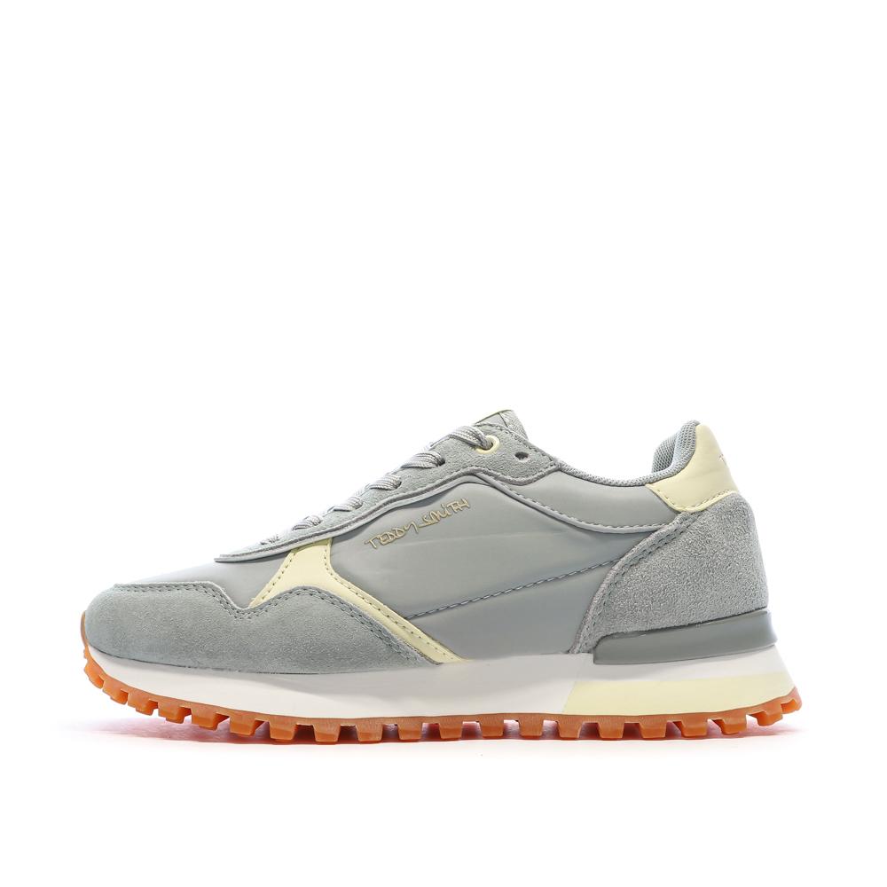 Baskets Verte/Jaune Femme Teddy Smith 120515 pas cher