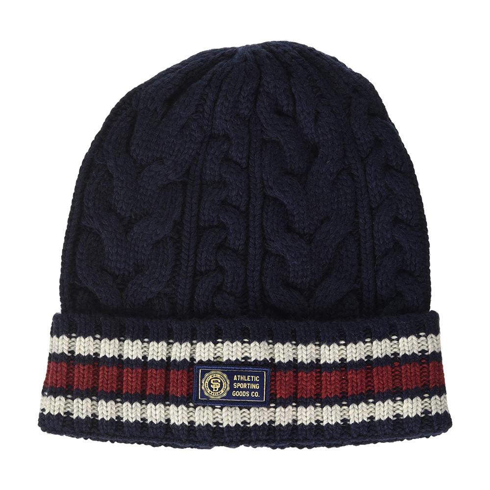 Bonnet Marine Homme Superdry Boston pas cher