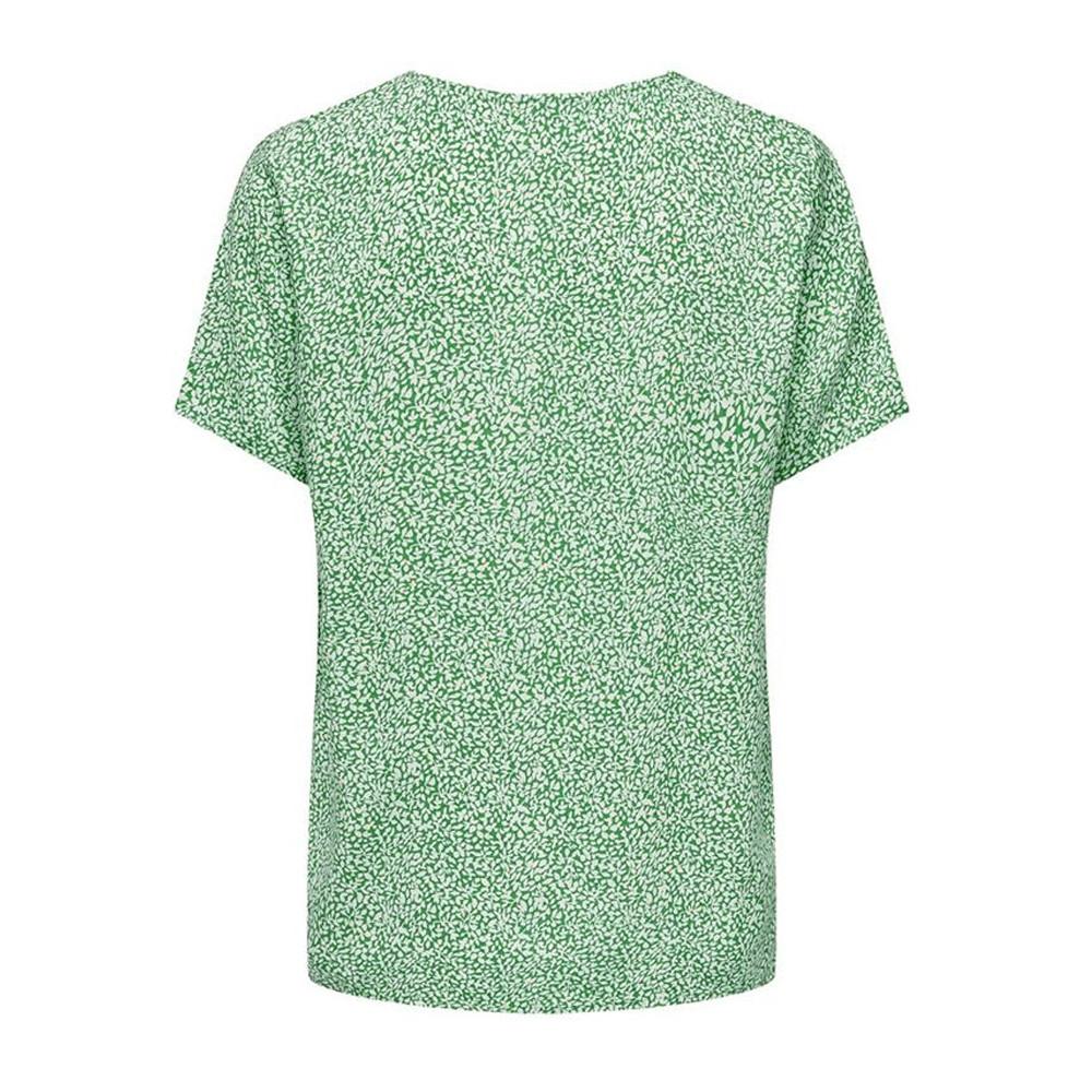 Top à fleurs Vert Femme JDY Starr vue 2
