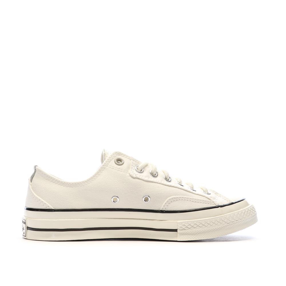 Baskets Ecru Homme Converse Chuck 70 Canvas vue 2