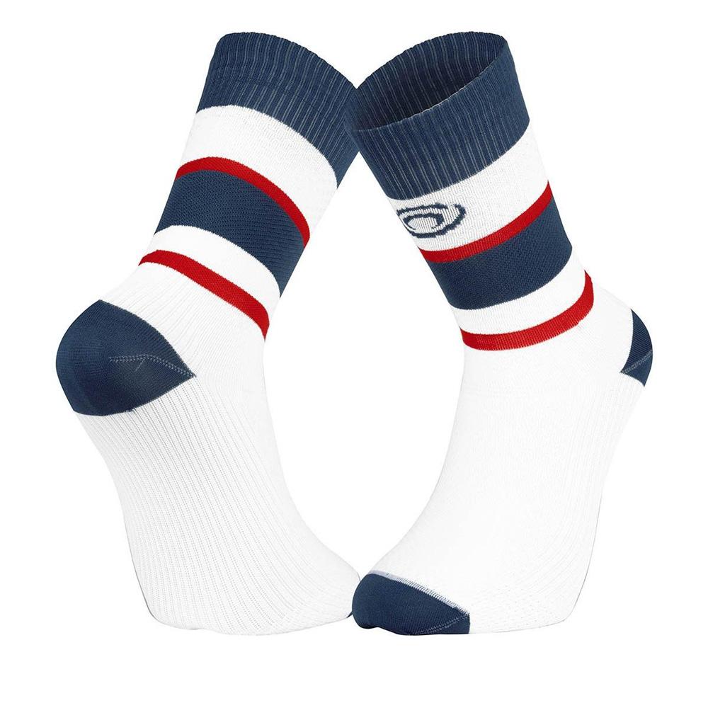 X1 Paire de Chaussettes Marine/Bleu Homme BV SPORT Light Run pas cher
