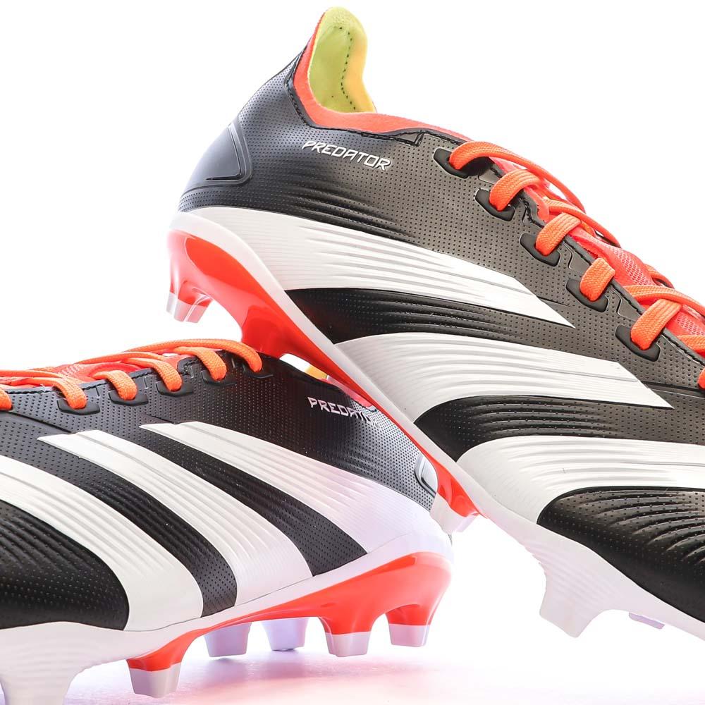 Chaussures de Foot Noires Homme Adidas Predator League FG vue 7