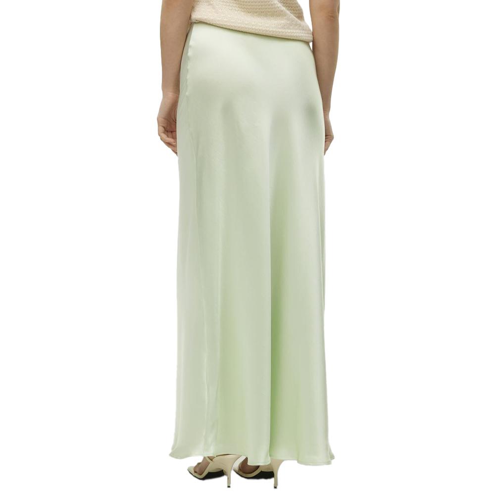 Jupe longue taille haute Vert Vero Moda Beatrice vue 2