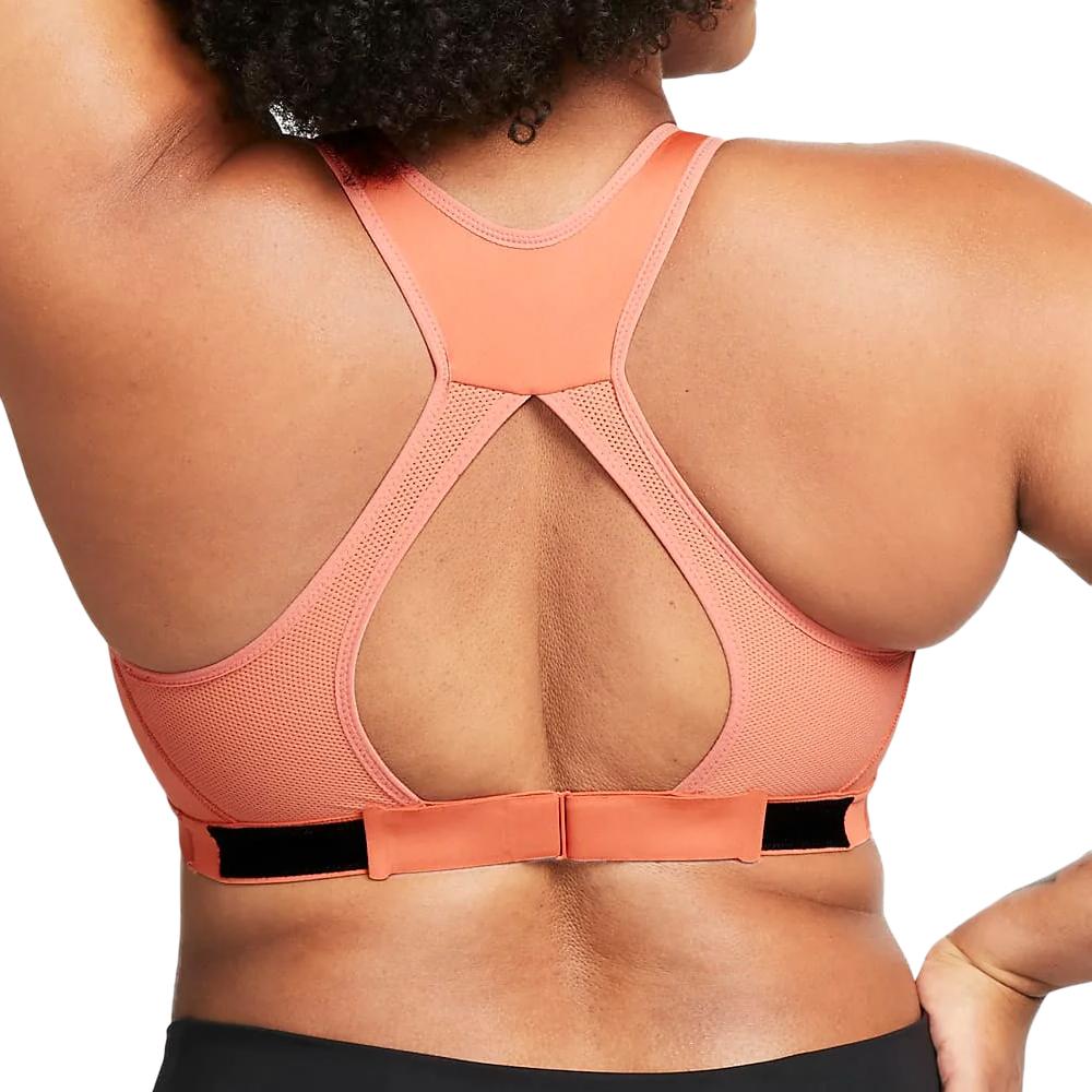Brassière Orange Femme Nike Swsh vue 2