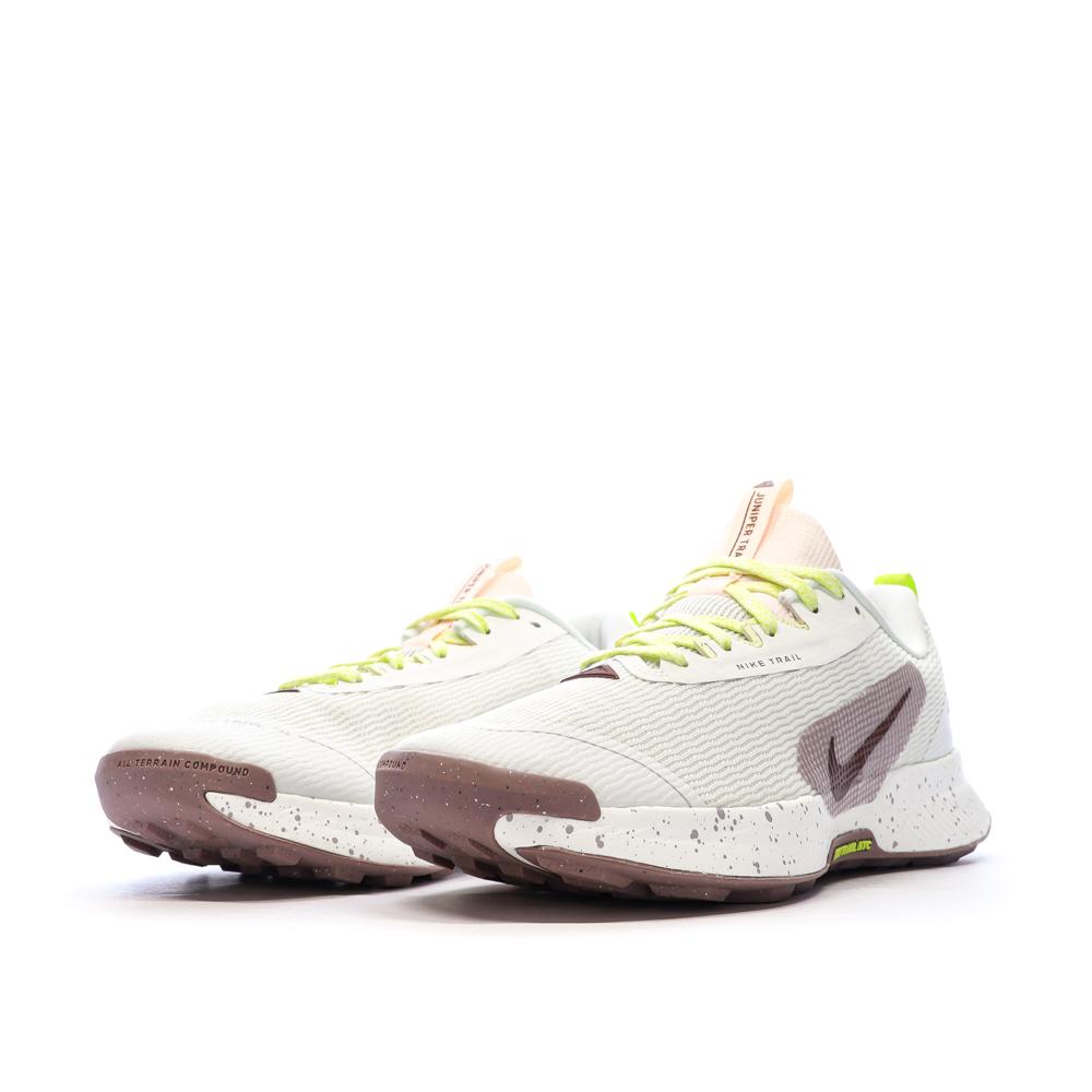 Chaussures de trail Blanches/Mauve Femme Nike Juniper vue 6