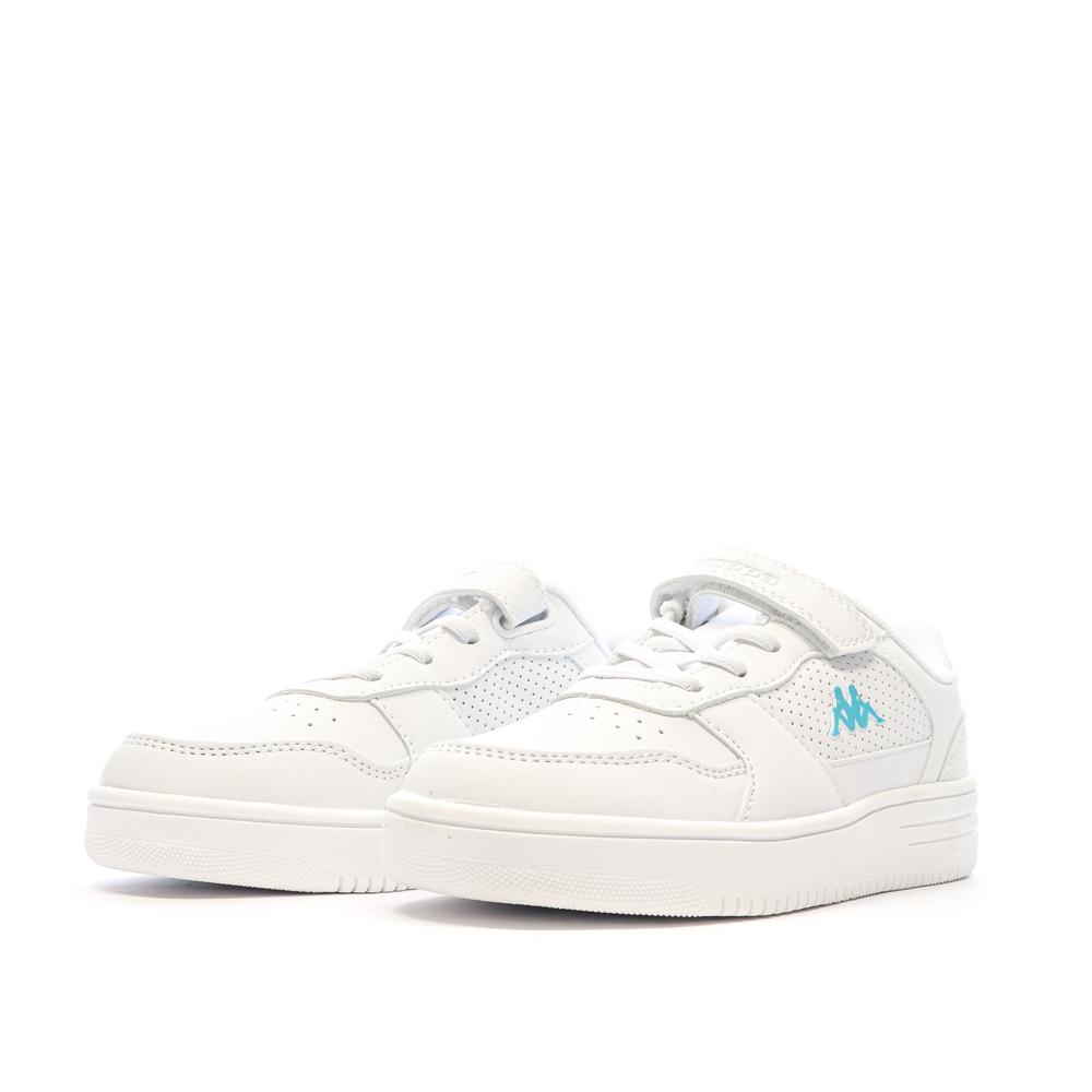 Baskets Blanches/Turquoises Garçon Kappa Falcon vue 6