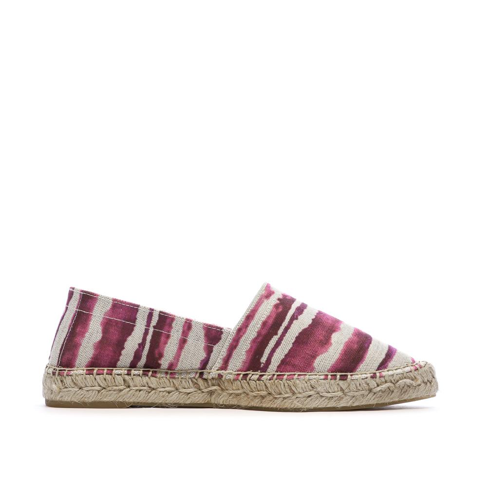 Espadrilles Beige/Violettes Femme Pare Gabia Aduna vue 2
