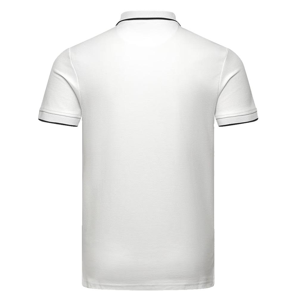 Polo Blanc Homme OMPOMC_C910 vue 2