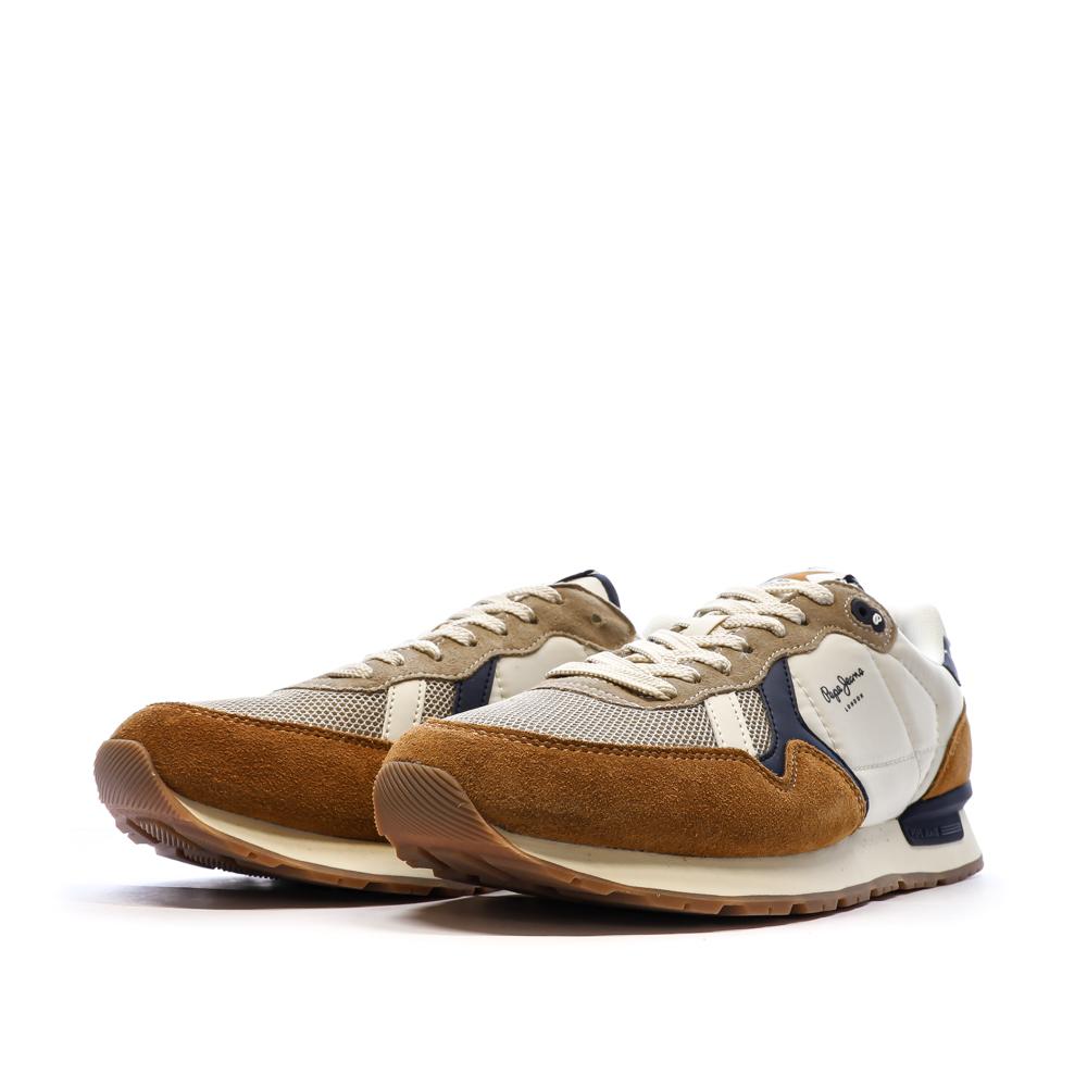 Baskets Beige/Taupe Homme Pepe jeans Brit vue 6