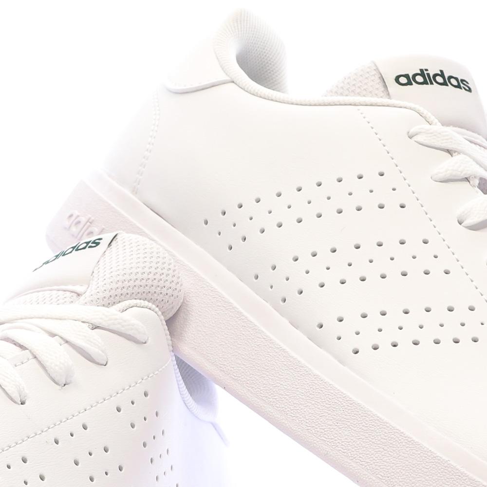 Baskets Blanches Homme Adidas Advantage Base 2.0 vue 7