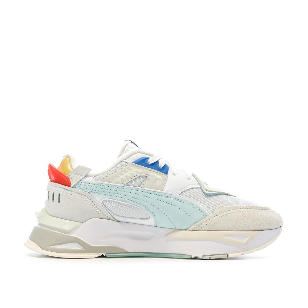 Baskets Blanches/Gris Femme Puma Mirage vue 2