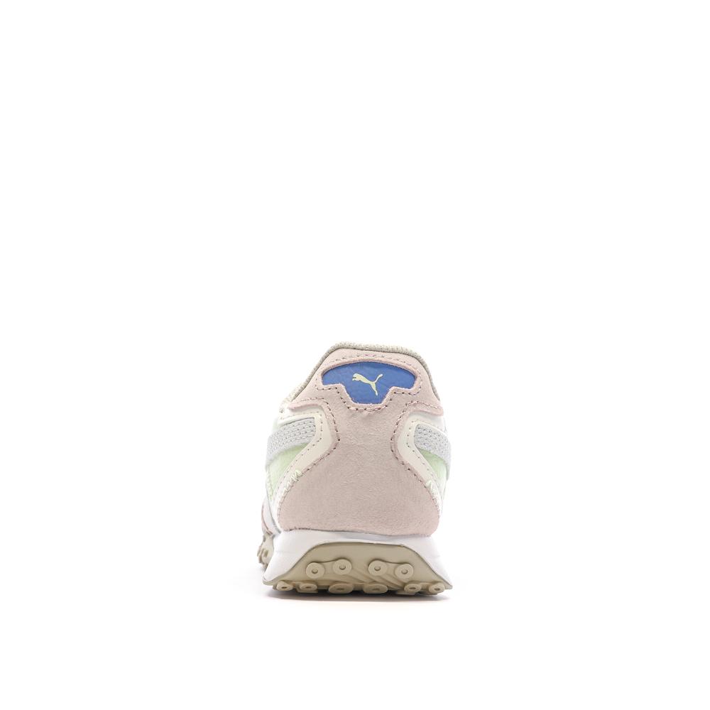 Baskets Beige/Rose/Vert Fille Puma Blktop vue 3