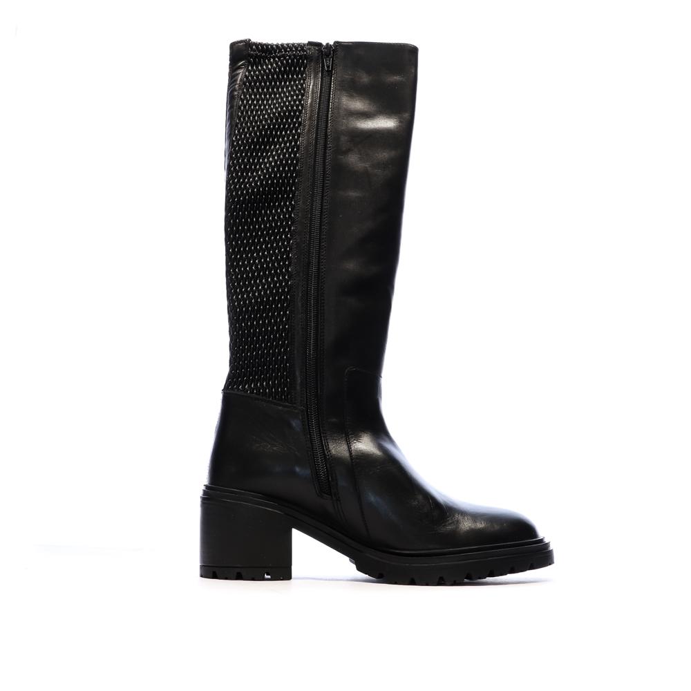 Bottes Noir Femme Geox Damiana vue 2
