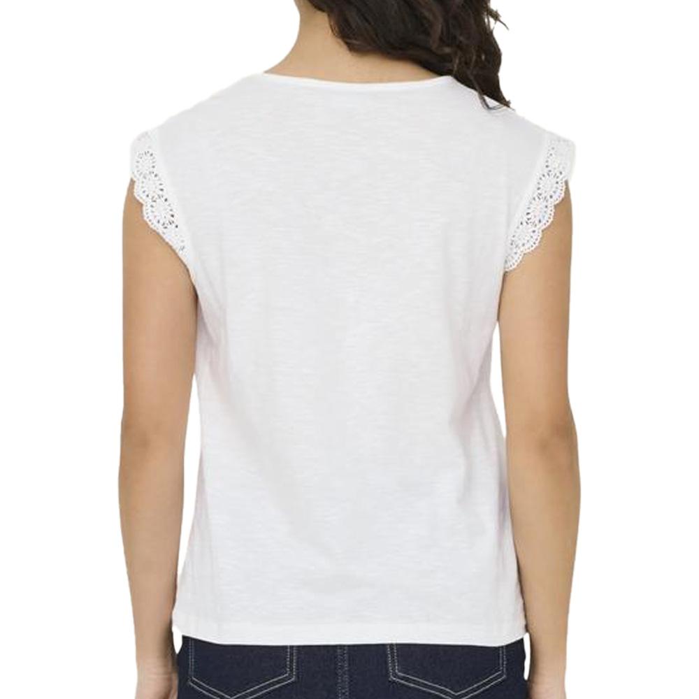 T-Shirt Blanc Femme JDY Salva vue 2