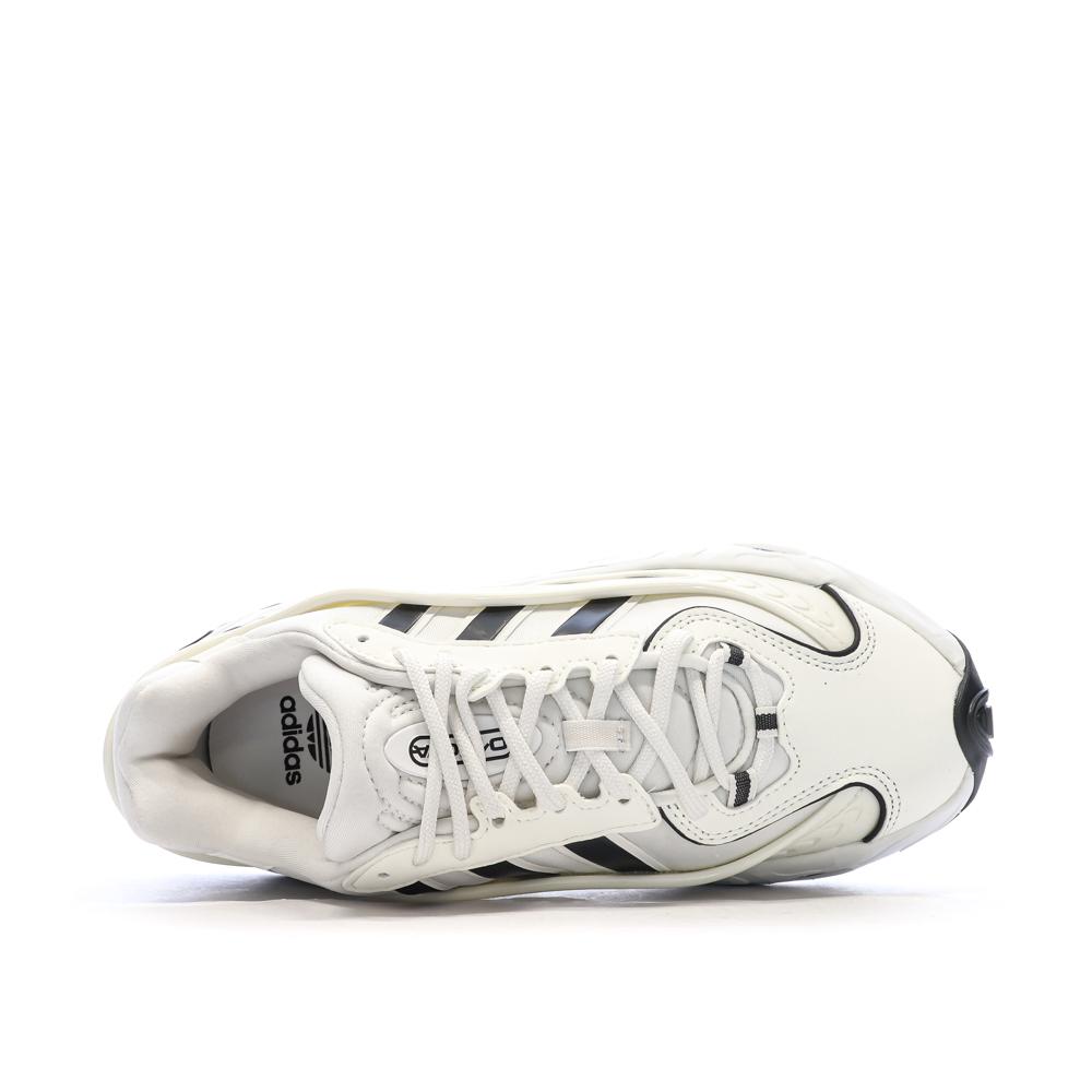 Baskets Blanches/Noires Garçon Adidas Oznova vue 4