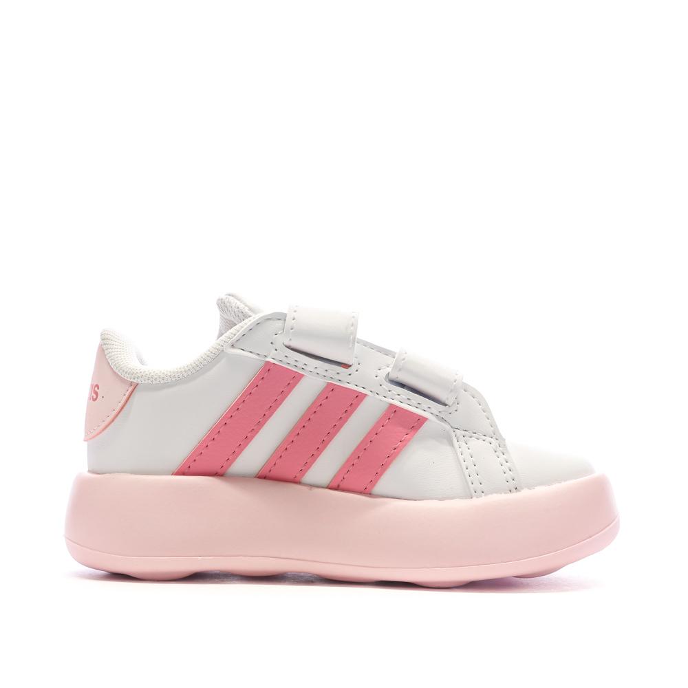 Baskets Roses Bébé Fille Adidas Grand Court 2.0 vue 2