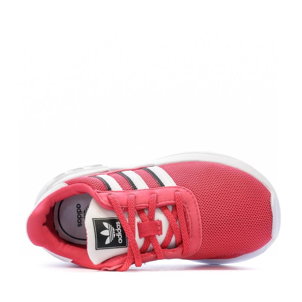 Baskets Rose Fille Adidas Trainer Lite vue 4