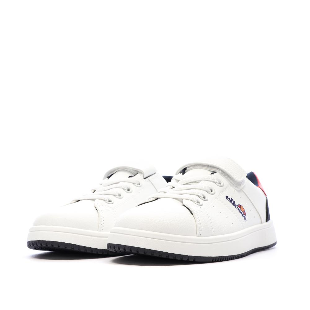 Baskets Blanc/Marine Garçon Ellesse Santo vue 6