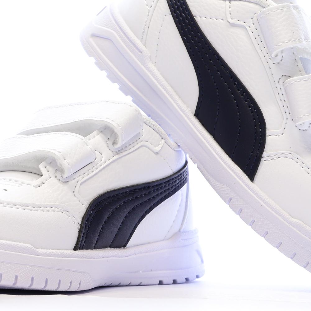 Baskets Blanches/Noires Garçon Puma Shuffle Downtown vue 7