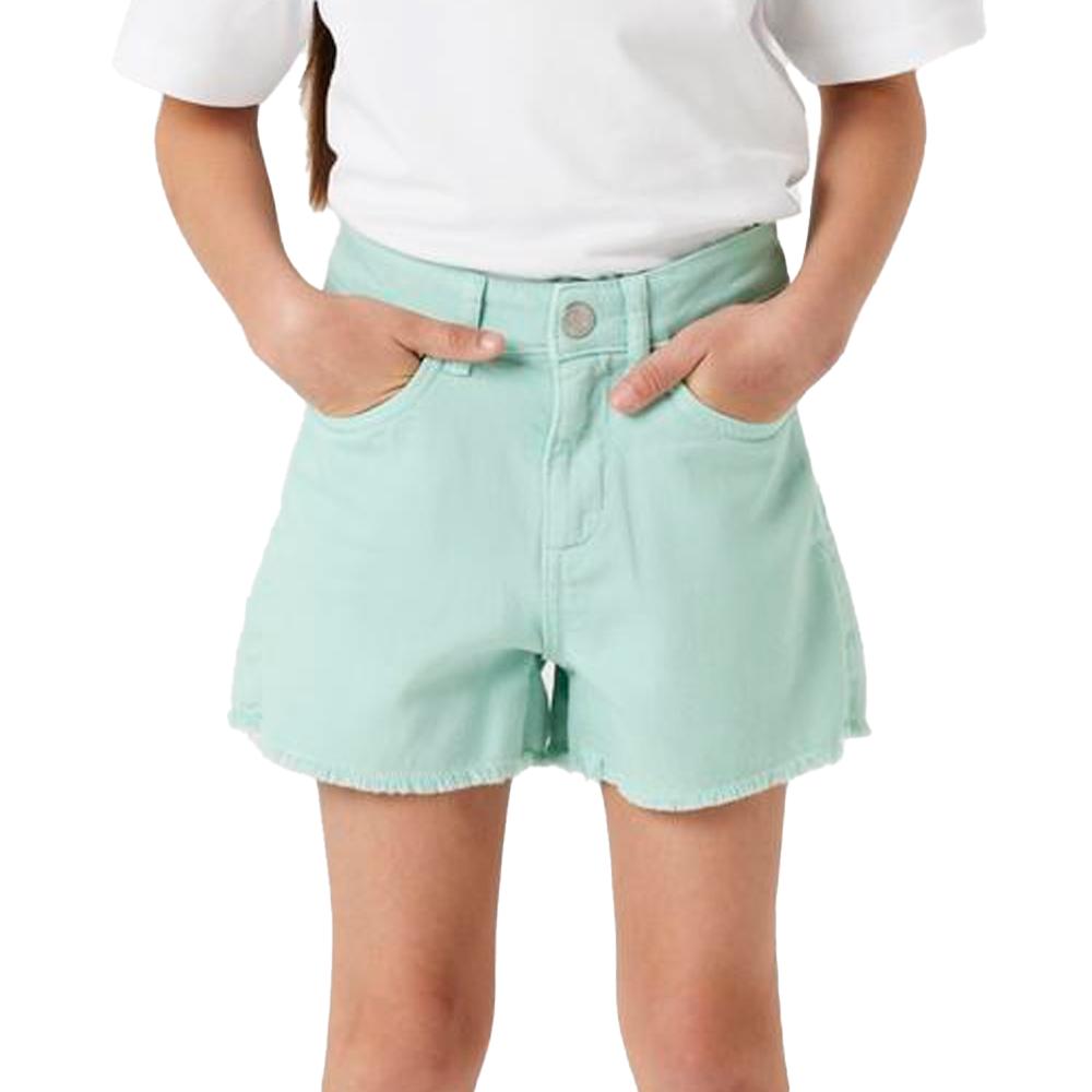 Pantalón corto vaquero verde menta para niña Name it Twi barato