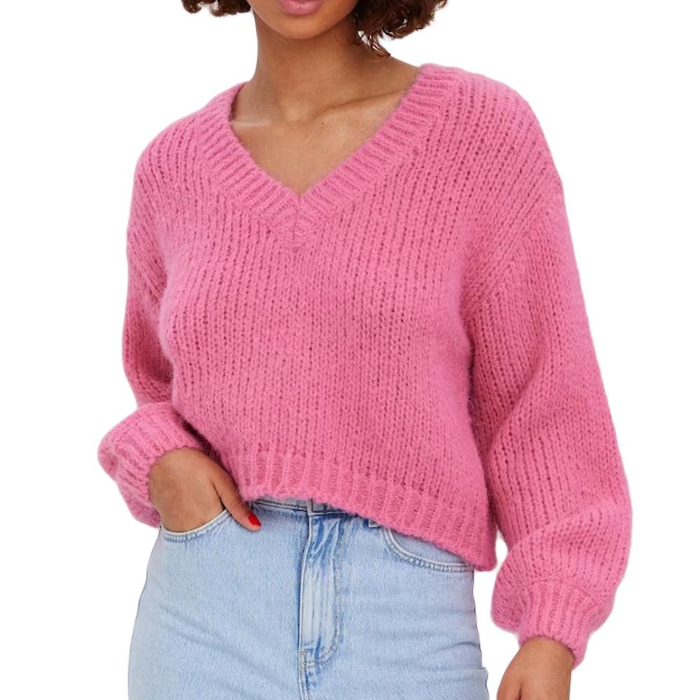 Pull Rose Femme Vero Moda Cropped pas cher