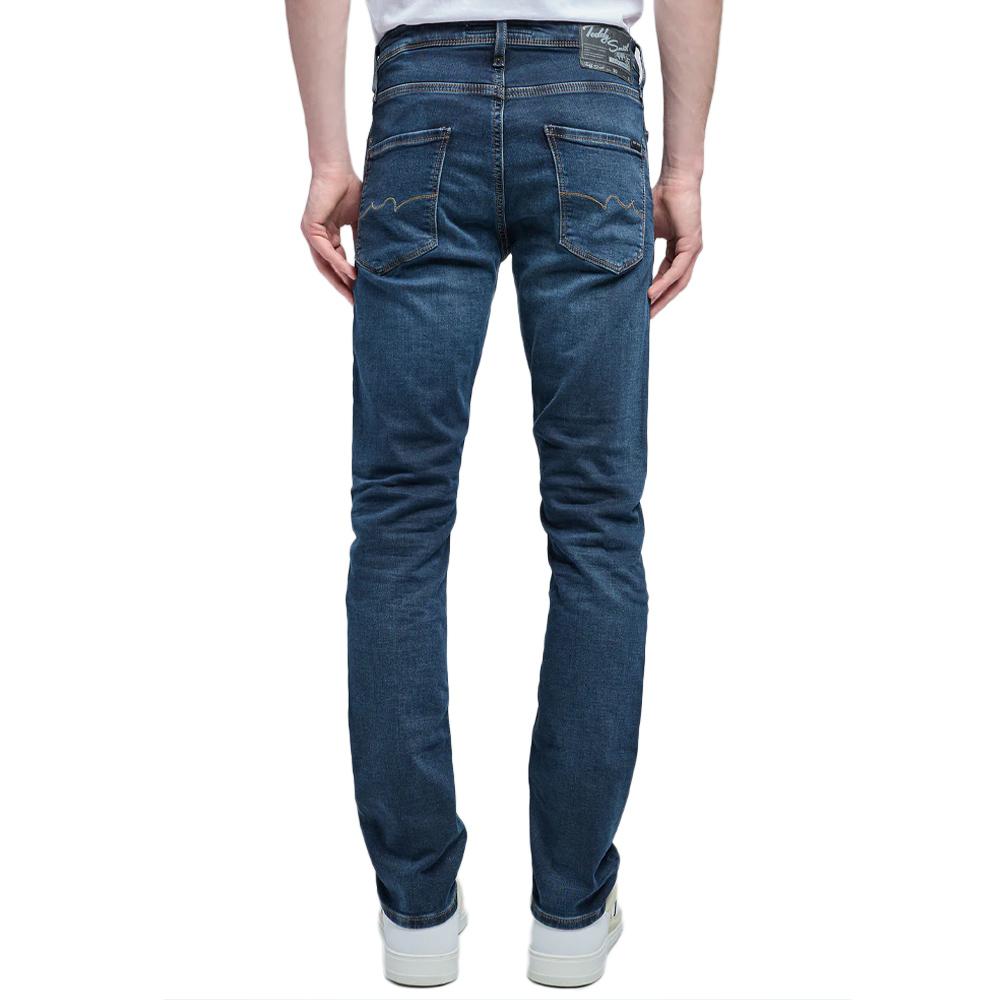 Jean Droit Bleu Brut Denim Homme Teddy Smith Reeple Rock vue 2