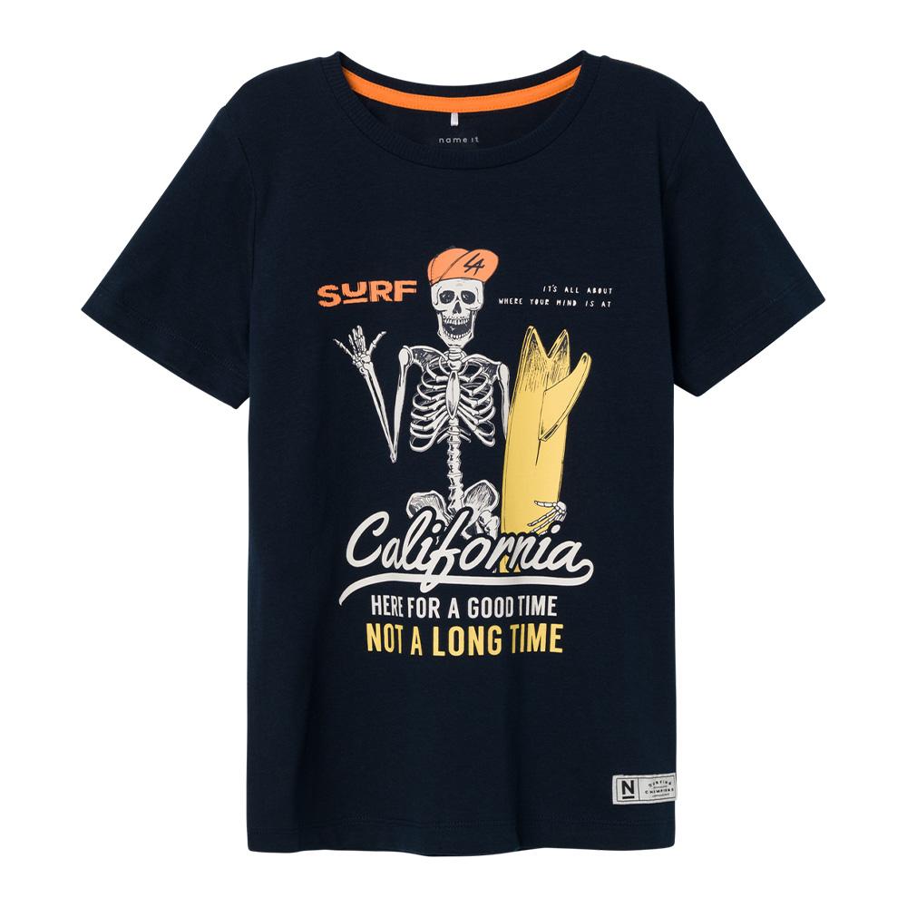 T-shirt Marine Garçon Name it Simon pas cher