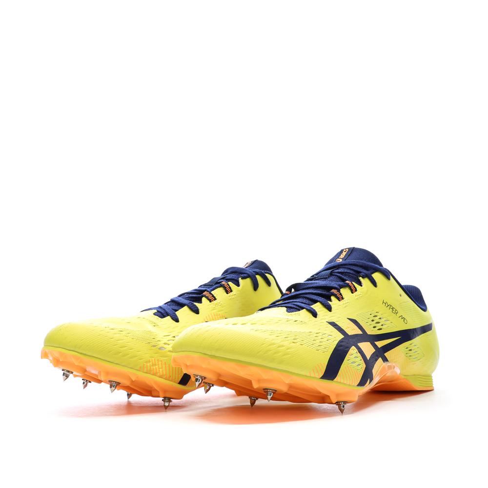 Chaussures d'Athlétisme Jaunes Homme Asics Hyper Md 8 vue 6