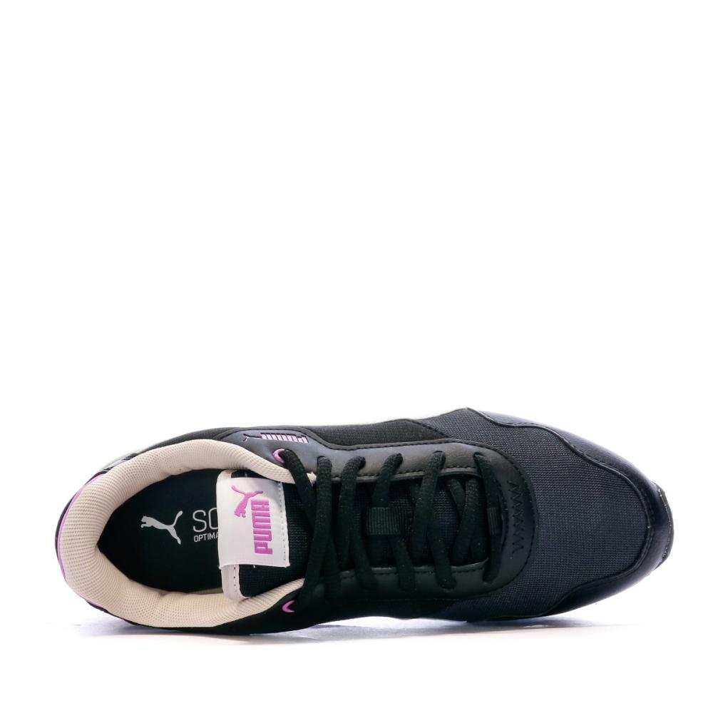 Baskets Noir/Violet Femme Puma R78 Voyage vue 4