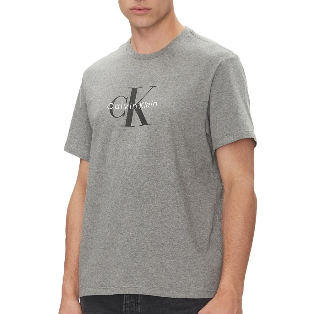 T-Shirt Gris Homme Calvin Klein Jeans Hero pas cher