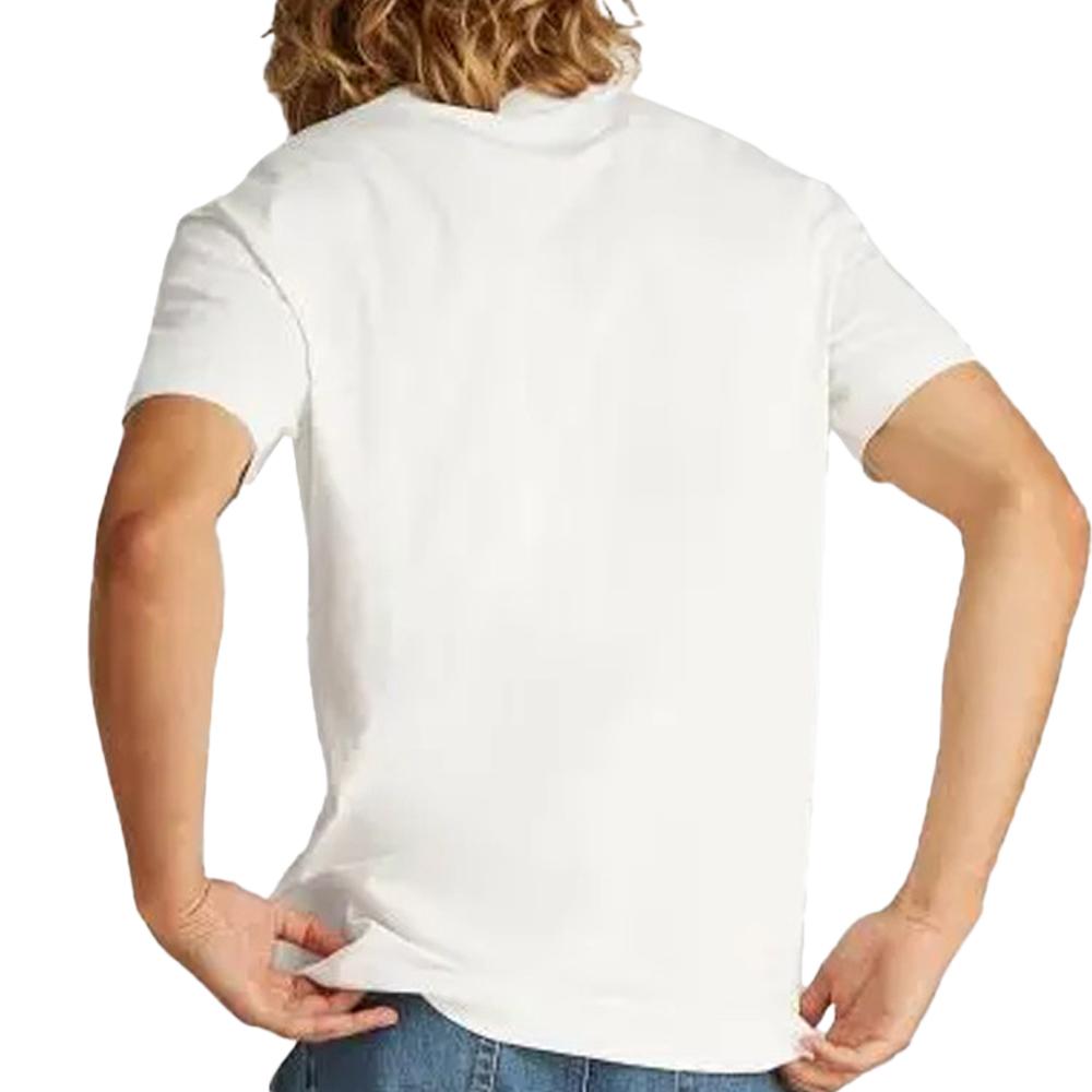 T-Shirt Ecru Homme Calvin Klein Jeans Label Phantom vue 2