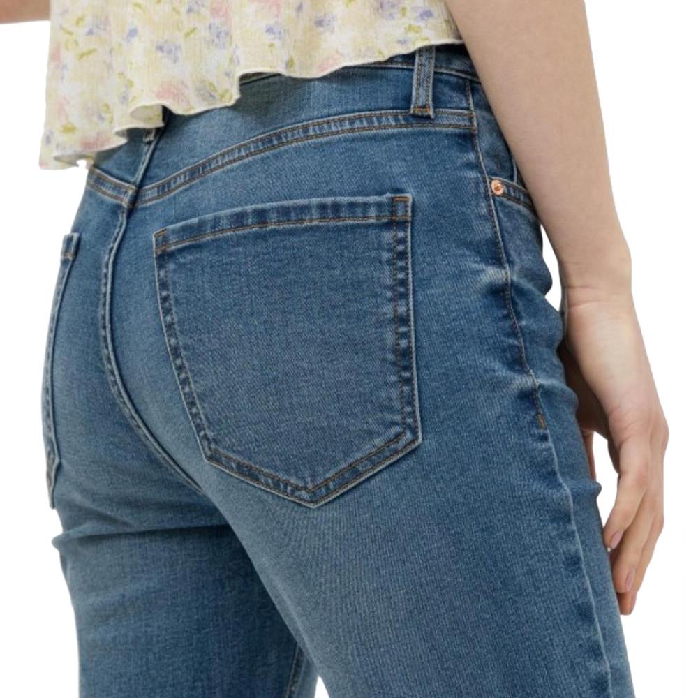 Jean Bleu Cropped Femme Tiffosi Megan vue 3