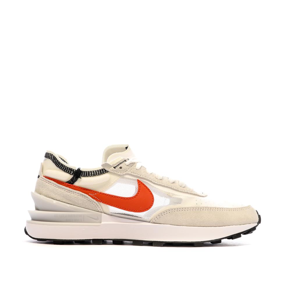 Baskets Beige/Orange Homme Nike Waffle One vue 2