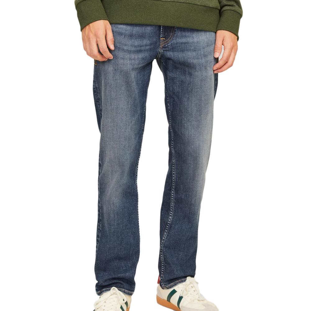 Jean relaxed Bleu Homme Jack & Jones 12258183 pas cher