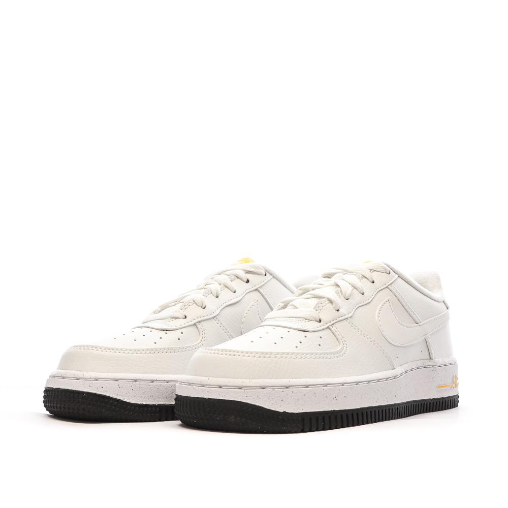 Baskets Blanches Garçon Nike Air Force 1 Impact vue 6