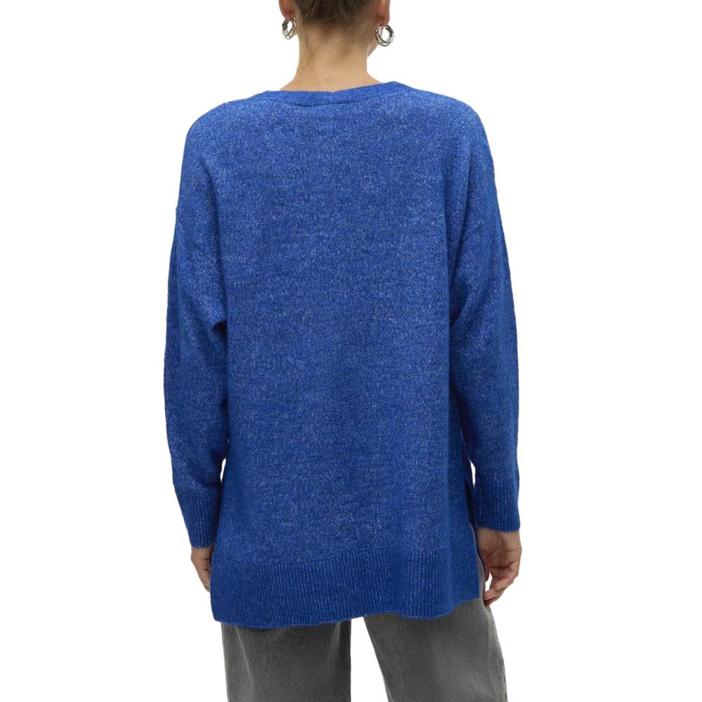 Pull Bleu Roi Femme Vero Moda Pullover vue 2