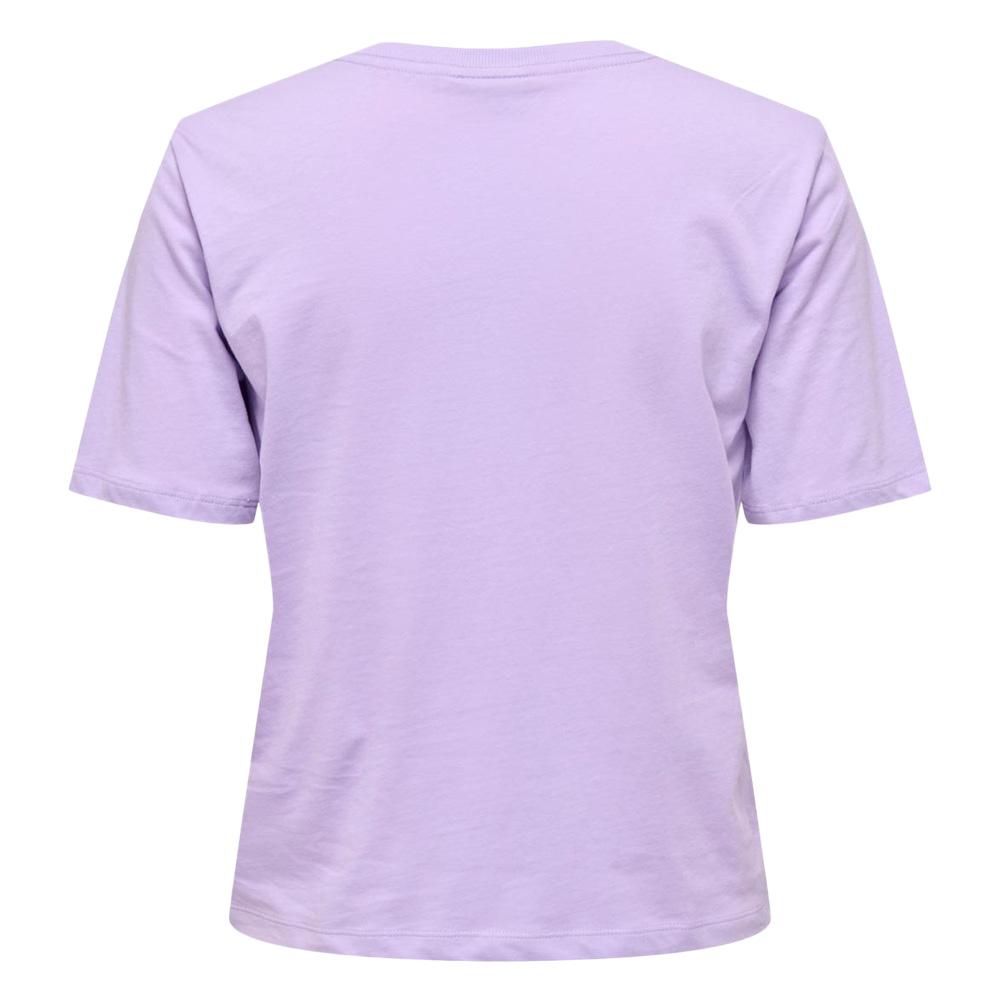T-shirt Violet Femme JDY Rex vue 2