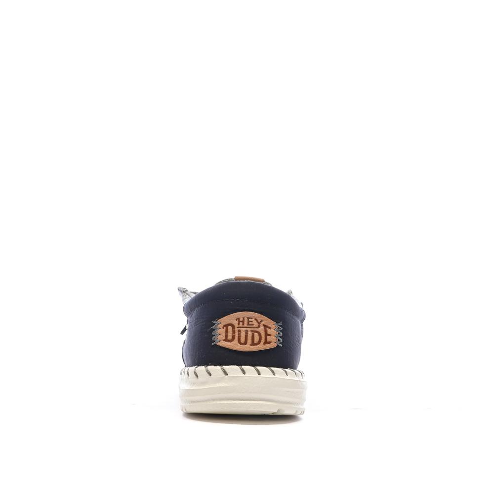 Chaussures Grises Homme Hey Dude Wally Funk vue 3